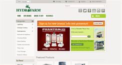 Desktop Screenshot of hydrofarm.com